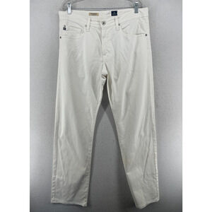 AG ADRIANO GOLDSCHMIED Jeans Mens 34 x 34 Protege 5 Pocket Denim White USA